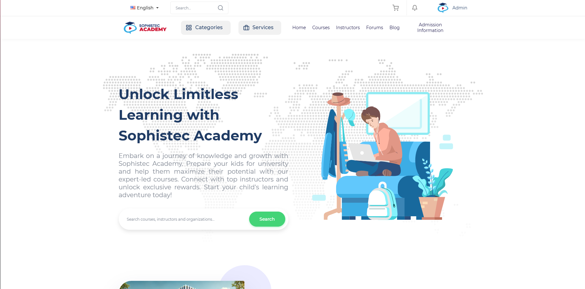 Sophistec Academy platform screenshot 1